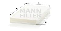 MANN-FILTER Фильтр, воздух во внутренном пространстве CU 3139