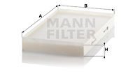 MANN-FILTER Фильтр, воздух во внутренном пространстве CU 3540