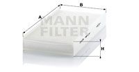 MANN-FILTER Filtrs, Salona telpas gaiss CU 3847