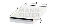 MANN-FILTER Filtrs, Salona telpas gaiss CU 6076