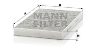 MANN-FILTER Filtrs, Salona telpas gaiss CUK 3192