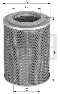 MANN-FILTER Eļļas filtrs H 1050/2