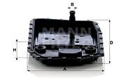 MANN-FILTER Гидрофильтр, автоматическая коробка передач H 50 001