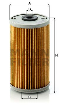 MANN-FILTER Eļļas filtrs H 614 x