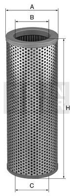 MANN-FILTER Filtrs, Hidropacēlāja sistēma HD 1383