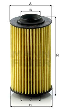 MANN-FILTER Масляный фильтр HU 6001