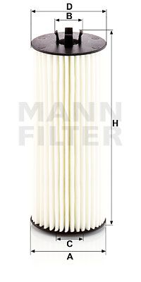 MANN-FILTER Масляный фильтр HU 6008/1 z