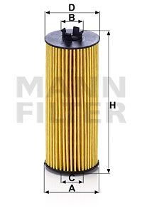 MANN-FILTER Масляный фильтр HU 6009 z