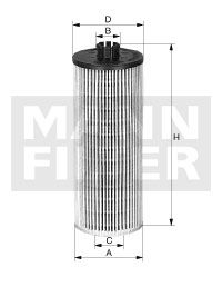 MANN-FILTER Eļļas filtrs HU 6018 z