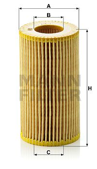 MANN-FILTER Eļļas filtrs HU 718/1 n