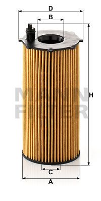 MANN-FILTER Eļļas filtrs HU 820/2 x