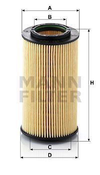 MANN-FILTER Масляный фильтр HU 824 x
