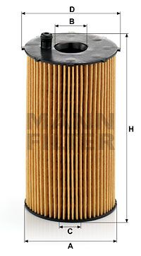 MANN-FILTER Eļļas filtrs HU 934/1 x