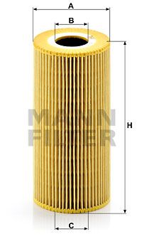 MANN-FILTER Масляный фильтр HU 951 x