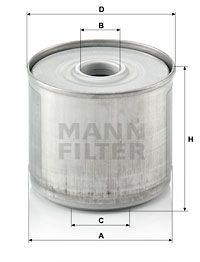 MANN-FILTER Топливный фильтр P 917/1 x