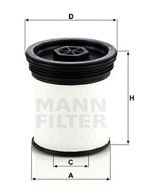 MANN-FILTER Топливный фильтр PU 7006