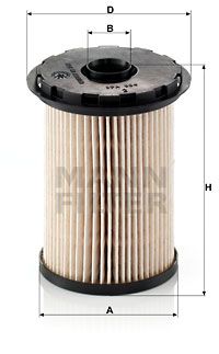 MANN-FILTER Топливный фильтр PU 731 x