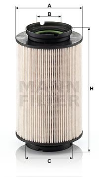 MANN-FILTER Топливный фильтр PU 936/2 x