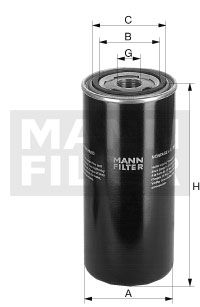 MANN-FILTER Масляный фильтр W 12 205/1