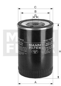 MANN-FILTER Топливный фильтр W 723/1