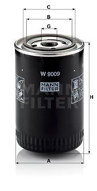 MANN-FILTER Eļļas filtrs W 9009