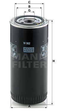 MANN-FILTER Filtrs, Hidropacēlāja sistēma W 962
