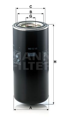 MANN-FILTER Filtrs, Hidropacēlāja sistēma WD 13 145
