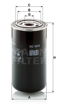 MANN-FILTER Hidrofiltrs, Automātiskā pārnesumkārba WD 950/4