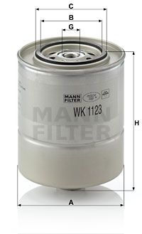 MANN-FILTER Degvielas filtrs WK 1123