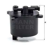 MANN-FILTER Degvielas filtrs WK 12 004
