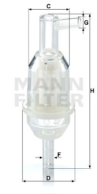 MANN-FILTER Degvielas filtrs WK 31/5