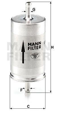 MANN-FILTER Degvielas filtrs WK 410