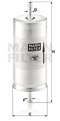 MANN-FILTER Degvielas filtrs WK 413