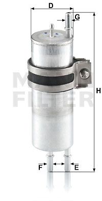 MANN-FILTER Топливный фильтр WK 513/4