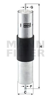 MANN-FILTER Degvielas filtrs WK 516/1