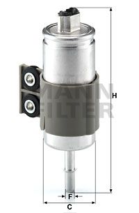 MANN-FILTER Топливный фильтр WK 611/6