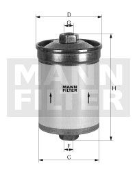 MANN-FILTER Degvielas filtrs WK 613/2