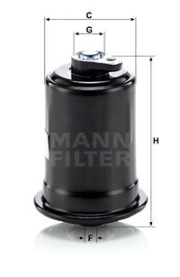 MANN-FILTER Degvielas filtrs WK 614/10