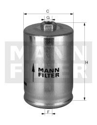 MANN-FILTER Degvielas filtrs WK 725/1