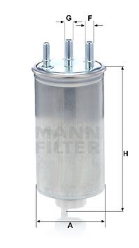 MANN-FILTER Топливный фильтр WK 8039