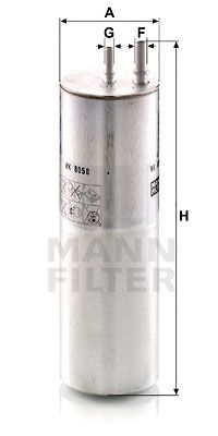 MANN-FILTER Degvielas filtrs WK 8058