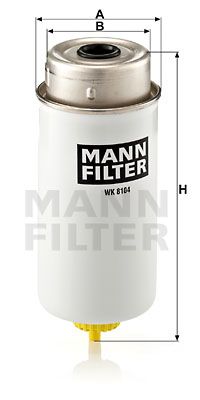 MANN-FILTER Топливный фильтр WK 8104