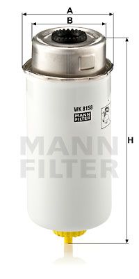 MANN-FILTER Топливный фильтр WK 8158