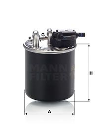 MANN-FILTER Топливный фильтр WK 820/15