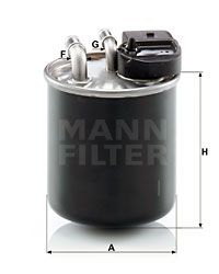 MANN-FILTER Degvielas filtrs WK 820/20
