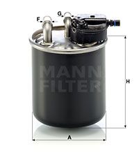 MANN-FILTER Degvielas filtrs WK 820/21