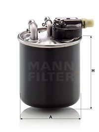 MANN-FILTER Degvielas filtrs WK 820/22