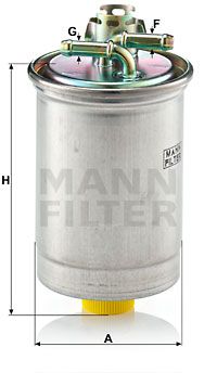 MANN-FILTER Degvielas filtrs WK 823