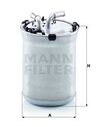 MANN-FILTER Топливный фильтр WK 823/2