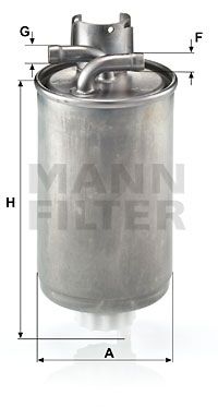 MANN-FILTER Degvielas filtrs WK 829